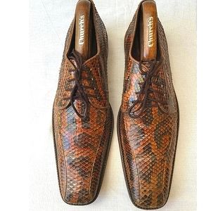 Rare J M WESTON Exotic leather  oxford shoes